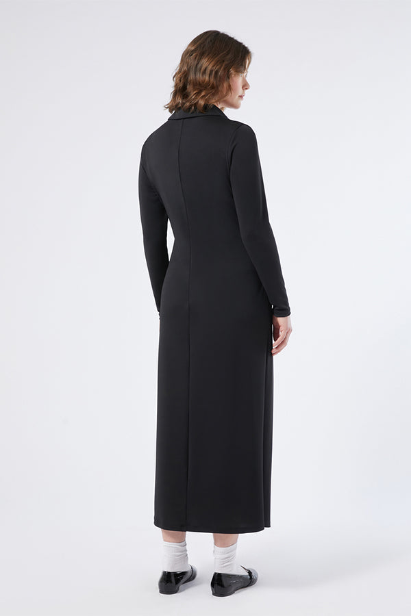 ACHILLE LONG INTERLOCK JERSEY DRESS