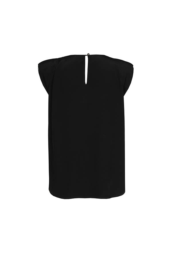 SHOULDER EFFECT STRAIGHT TOP
