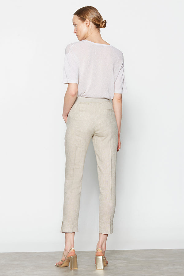 BEIGE STRAIGHT TROUSER