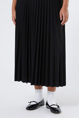 XANADU LONG JERSEY CRÊPE SKIRT