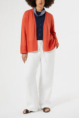 DANCING WHITE JERSEY FLEECE TROUSERS