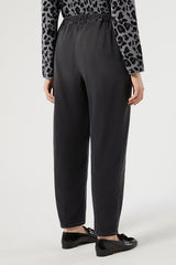 OVATTE GREY DENIM FLEECE BAGGY TROUSERS