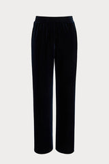 PALMETI BLUE STRETCH CHENILLE TROUSERS