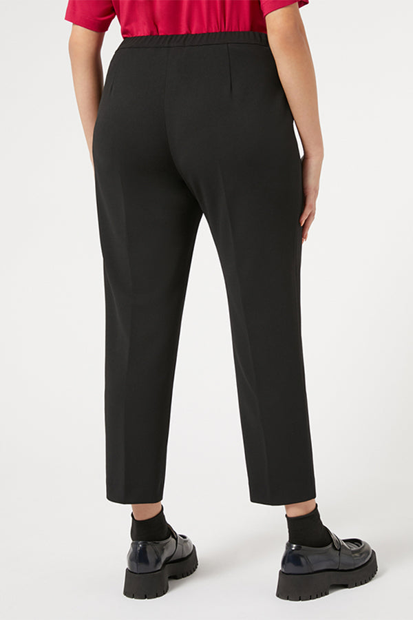 KATIA BLACK JERSEY TROUSERS