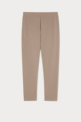 RAMPUR BEIGE CRÊPE JERSEY TROUSERS