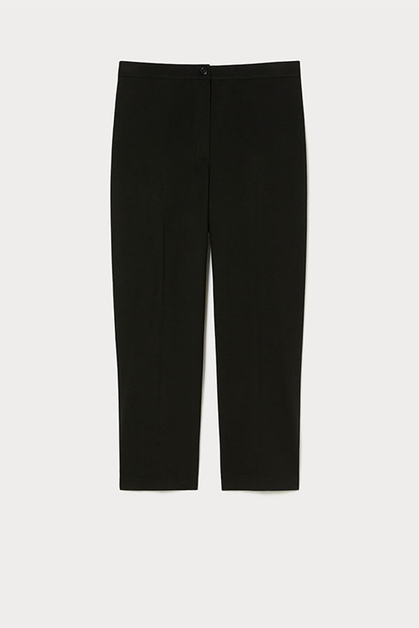 VIRTUS BLACK CROPPED JERSEY TROUSERS