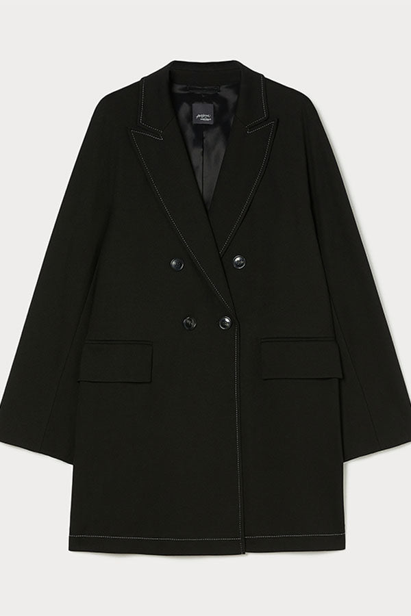 VICINI JERSEY DUSTER COAT