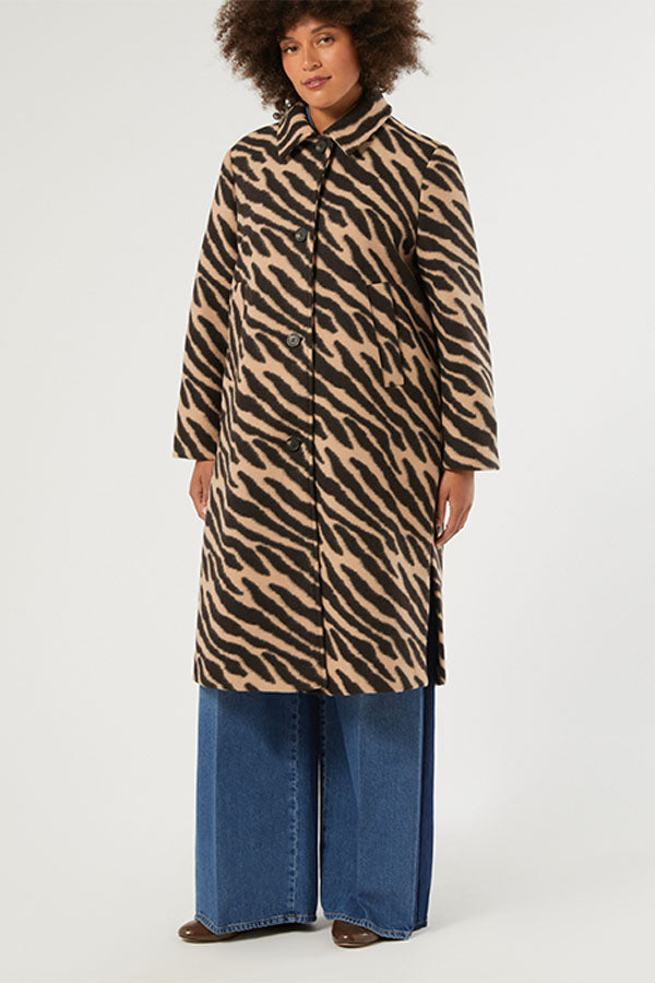 ACINO JACQUARD JERSEY COAT