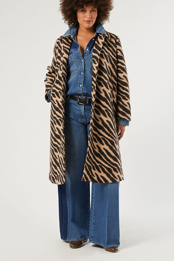 ACINO JACQUARD JERSEY COAT