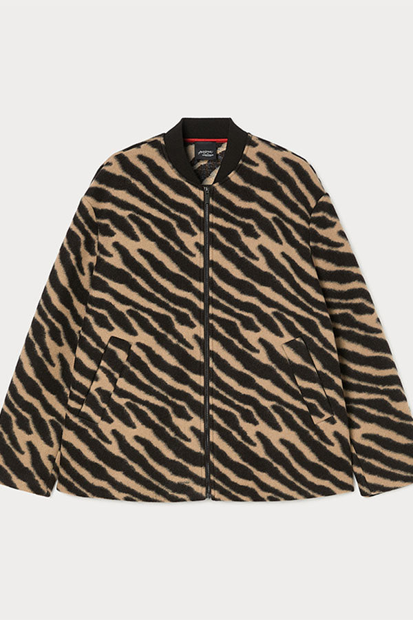 ALARICO JACQUARD JERSEY BOMBER JACKET