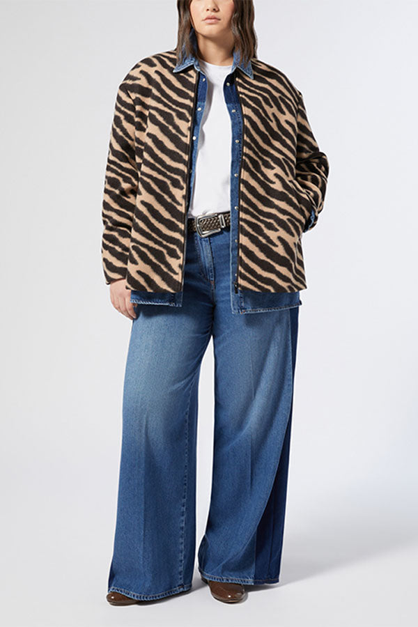 ALARICO JACQUARD JERSEY BOMBER JACKET