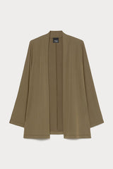 CONICO GREEN INTERLOCK JERSEY CARDIGAN