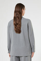 GLOBALE FLEECE OVERSHIRT-STYLE TUNIC