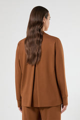 FEROCE BROWN JERSEY POLO SHIRT
