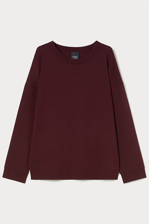 EMMA BROWN COTTON PRINT SWEATSHIRT