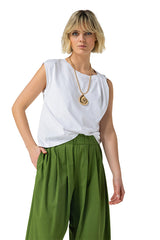 SHOULDER EFFECT T-SHIRT