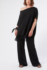 FIABE FRINGING JERSEY T-SHIRT