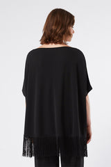 FIABE FRINGING JERSEY T-SHIRT
