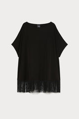 FIABE FRINGING JERSEY T-SHIRT
