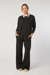 BLACK KNIT TWIN SET