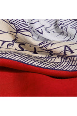 MAPPEMONDE RED 100 SQUARE