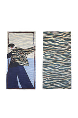 LEOPARD RECTANGULAR COSY SCARF