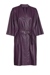 VEGAN LEATHER DRESS