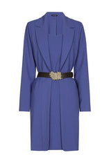 SLIGHTLY FITTED ILLUSION WRAP DRESS