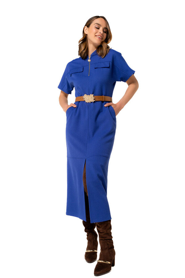 STRAIGHTTING MIDI-DRESS