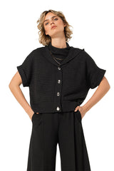 SHOULDER EFFECT CARDIGAN