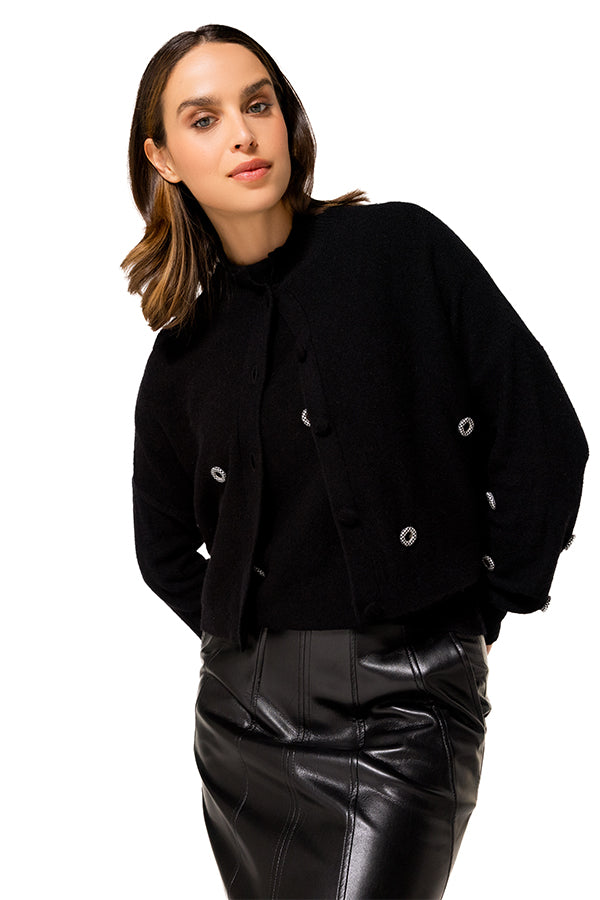 LOOSE-FITTING COSY CARDIGAN