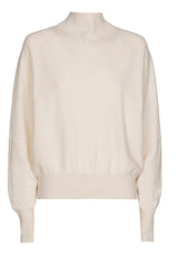 V-DETAIL FINE-KNIT PULLOVER