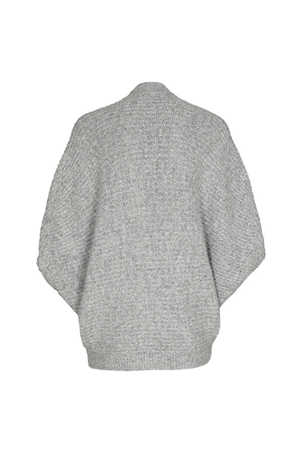 GREY COSY LONG BOLERO