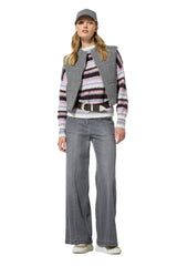 MULTICOLOR STRIPED PULLOVER