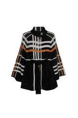 CHECK PATTERN CITY-CHIC CLOAK