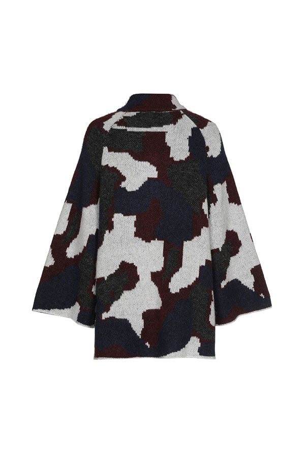 PRINTED CARDIGAN VEST