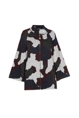 PRINTED CARDIGAN VEST