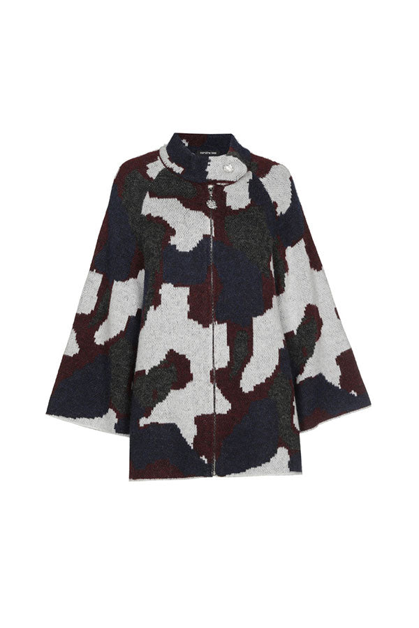 PRINTED CARDIGAN VEST