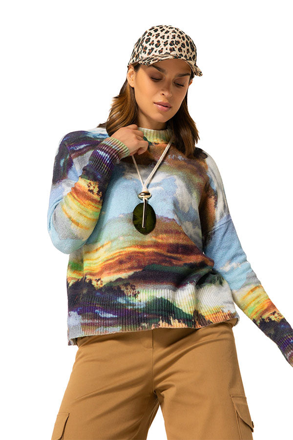 FLOWING LANDSCAPE PULLOVER