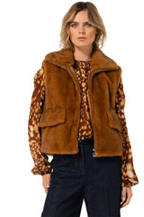 FAUX FUR BODYWARMER