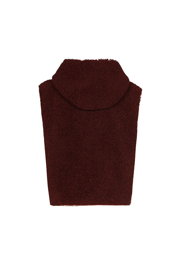 HOOD TEDDY BODY WARMER