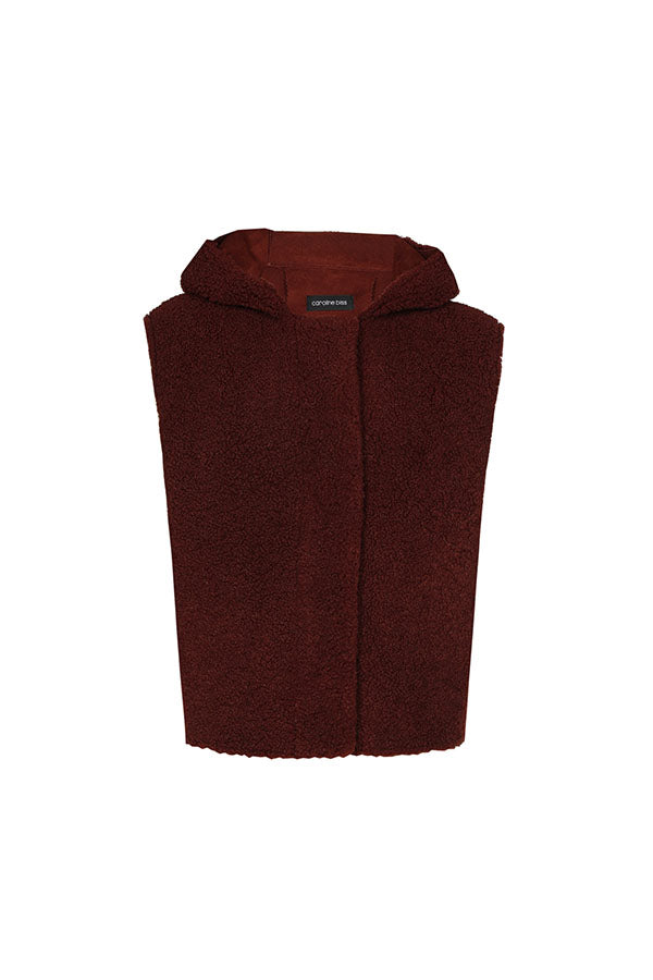 HOOD TEDDY BODY WARMER