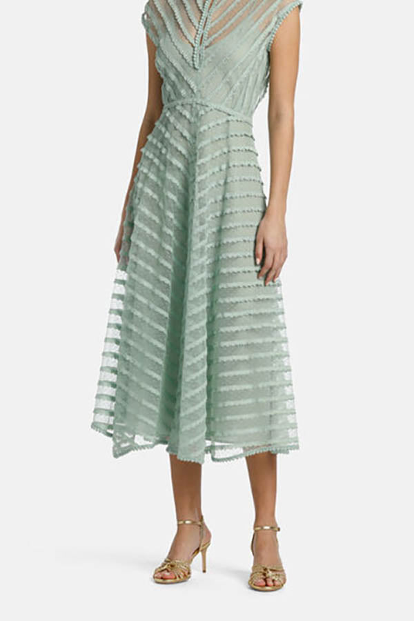 PIANOSA MINT GREEN LACE DRESS
