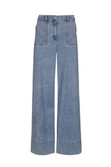 COMFORTABLE HIGH-WAIST JEANS