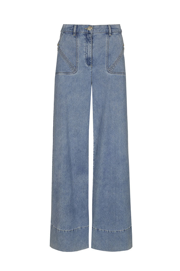 COMFORTABLE HIGH-WAIST JEANS