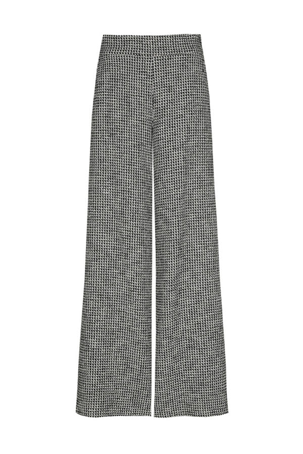 WIDE JACQUARD TROUSERS