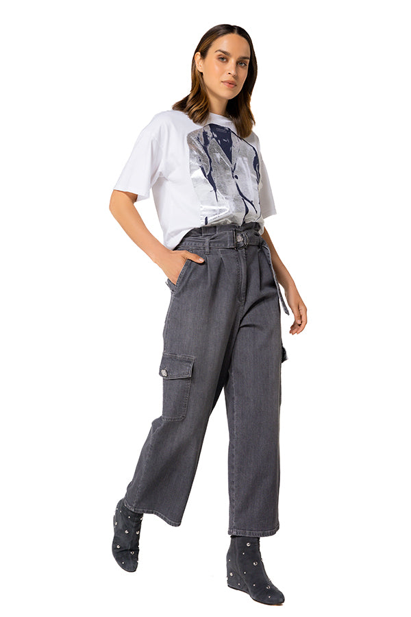 COMFORTABLE CARGO JEANS