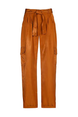 SHINY BAGGY TROUSERS