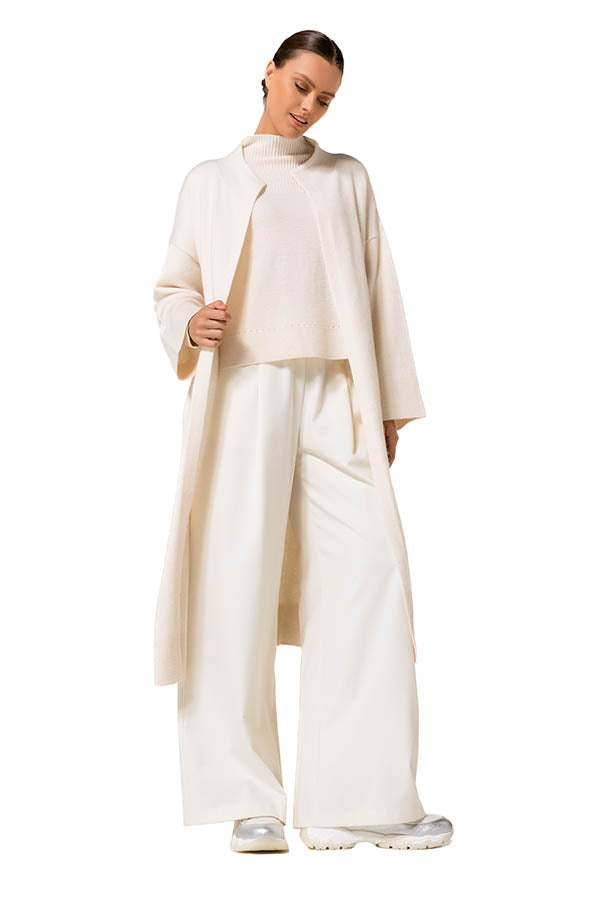 LOOSE-FITTING WIDE WOOL-MIX TROUSERS