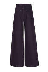 WIDE-LEG DENIM TROUSERS